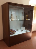 Vetrina espositiva a parete linea THECA cm 80x200x220h MD-VTHP200