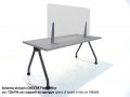 Schermi divisori ONDESK FRONT OFFICE