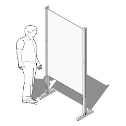 Pannello espositivo EXPOX con struttura in legno e lastra in cartonato alveolare