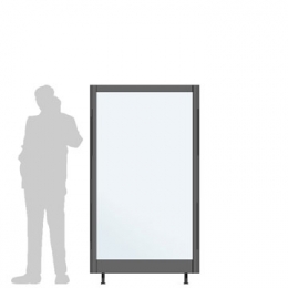 Divisorio espositivo  XILOX "vetroplastico" - cm 100x180h