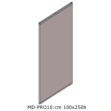 Pareti espositive modulari per composizioni autoportanti cm 100x230h.MD-PRO10T