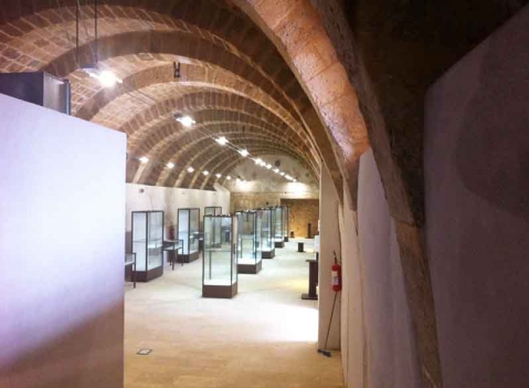 Vetrine espositive per musei della linea Argurion Museo Palazzo Bellomo